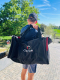 Sac de Voyage Noir à Liseré Rouge