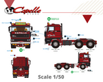 DAF 3600 + Extra-basse 4 essieux (1:50)