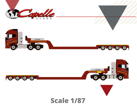 VOLVO FH16 + Extra-basse 4 essieux